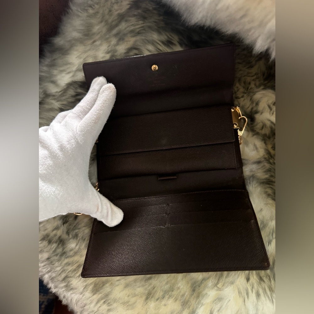 Louis Vuitton international damier wallet Preloved converted Crossbody - Picture 8 of 16